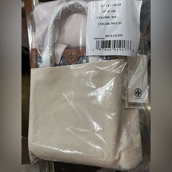 T MONOGRAM DENIM MINI TOTE 
New with tag - Picture 6 of 6